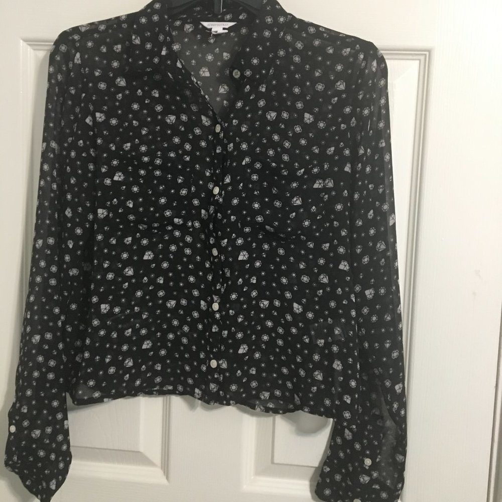 Cropped Diamond Blouse